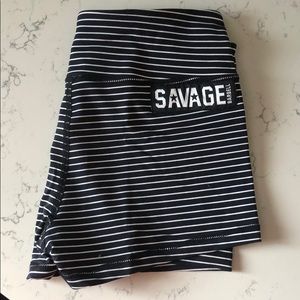 Savage Barbell booty shorts
